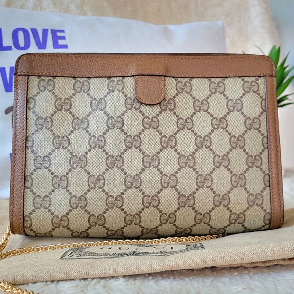 Very Cute ❤Authentic GUCCI Clutch Crossbody/Shoulder - Picture 3 of 16
